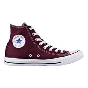 Maroon converse high top sneakers